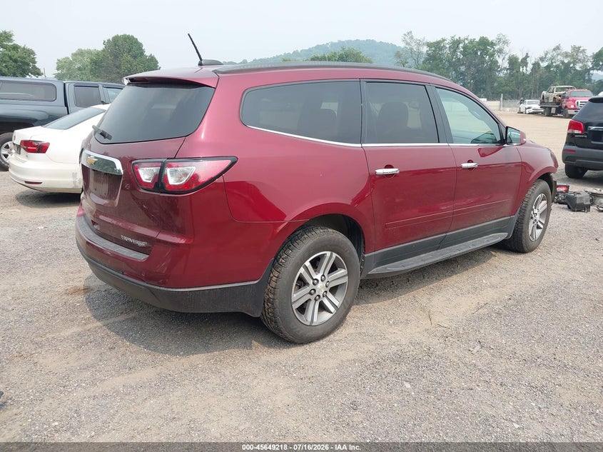Vin: 1gnkvgkd3gj182310, lot: 46147773, chevrolet traverse lt 20164