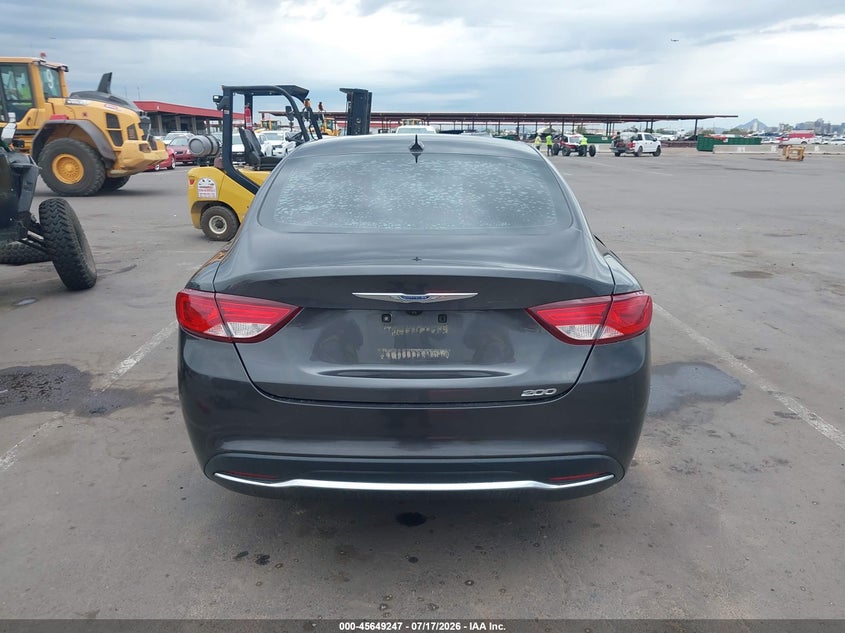 2015 Chrysler 200 Limited VIN: 1C3CCCABXFN748440 Lot: 45649247