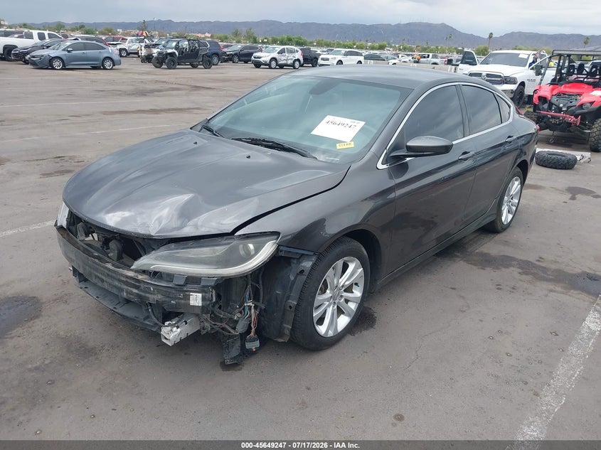 2015 Chrysler 200 Limited VIN: 1C3CCCABXFN748440 Lot: 45649247