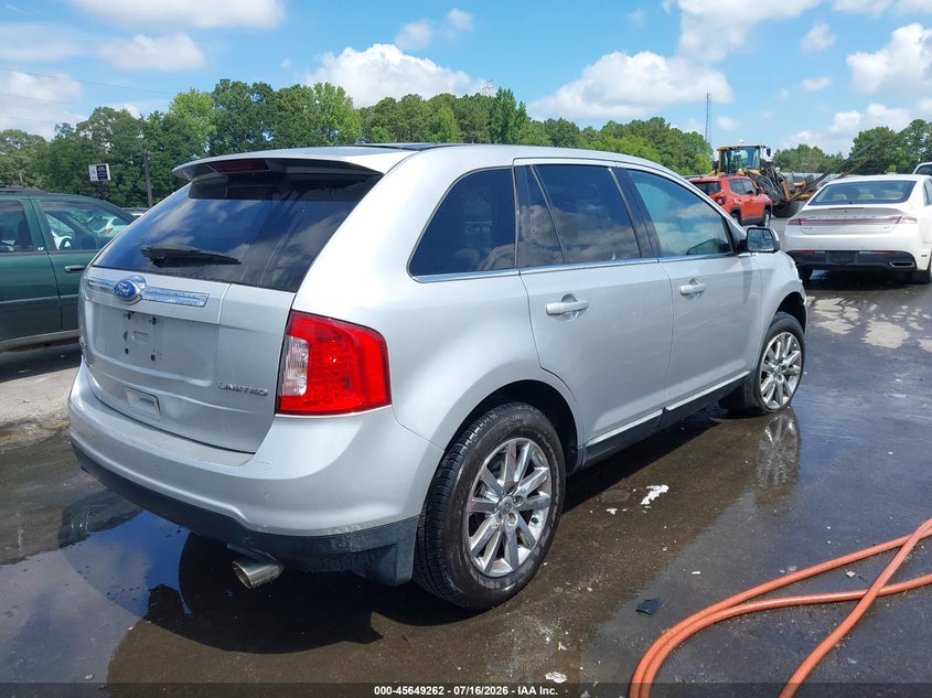 Vin: 2fmdk3kc8bbb06343, lot: 46147817, ford edge limited 20114