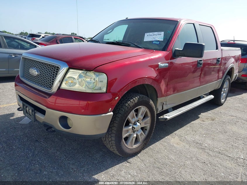 2007 Ford F-150, Left Front, IAAI, VIN 1FTPW14V87FA58731 — photo 2