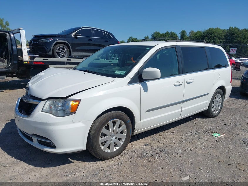 Vin: 2c4rc1bg7gr187347, lot: 46147846, chrysler town & country touring 20162