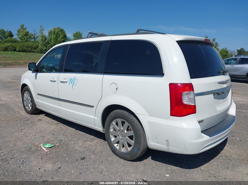 Vin: 2c4rc1bg7gr187347, lot: 46147846, chrysler town & country touring 20163