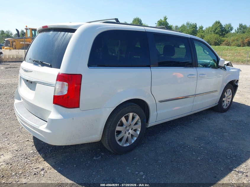 Vin: 2c4rc1bg7gr187347, lot: 46147846, chrysler town & country touring 20164