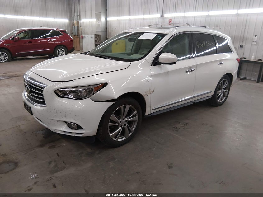Vin: 5n1al0mm7ec533988, lot: 46147880, infiniti qx60 20142