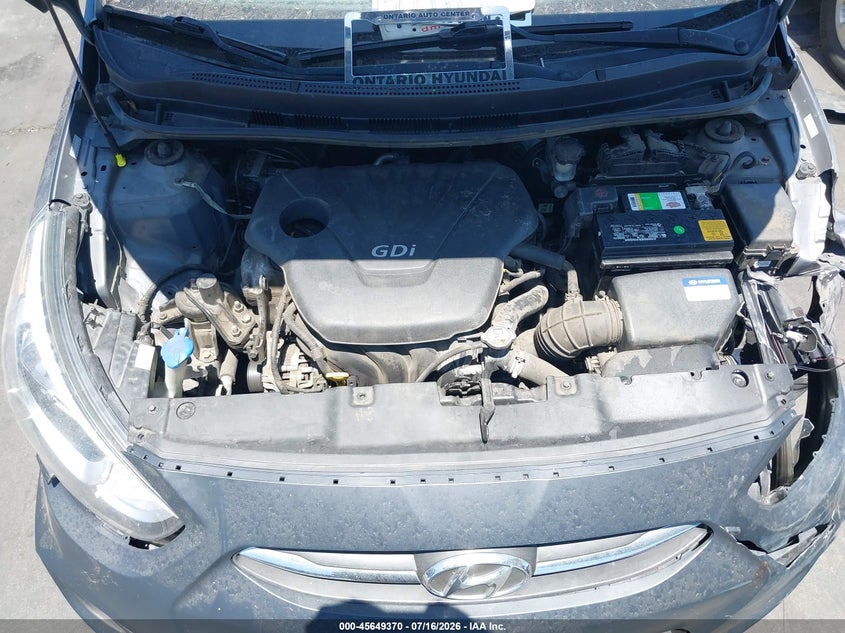 2015 Hyundai Accent Gls VIN: KMHCT4AE0FU909505 Lot: 45649370