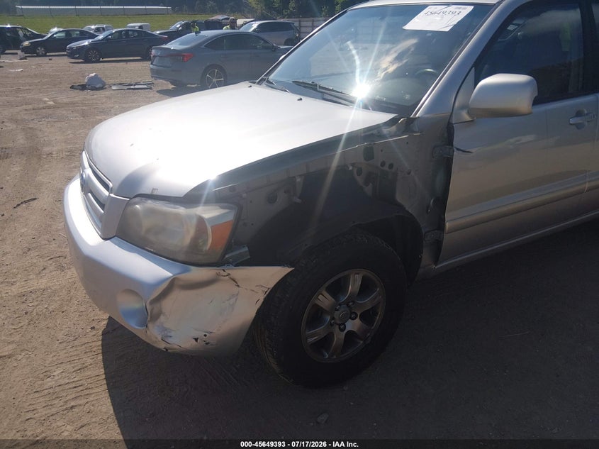 2005 Toyota Highlander V6 VIN: JTEEP21A150093845 Lot: 45649393