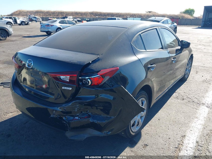 Vin: jm1bm1u77f1270842, lot: 46147951, mazda mazda3 i sport 20154