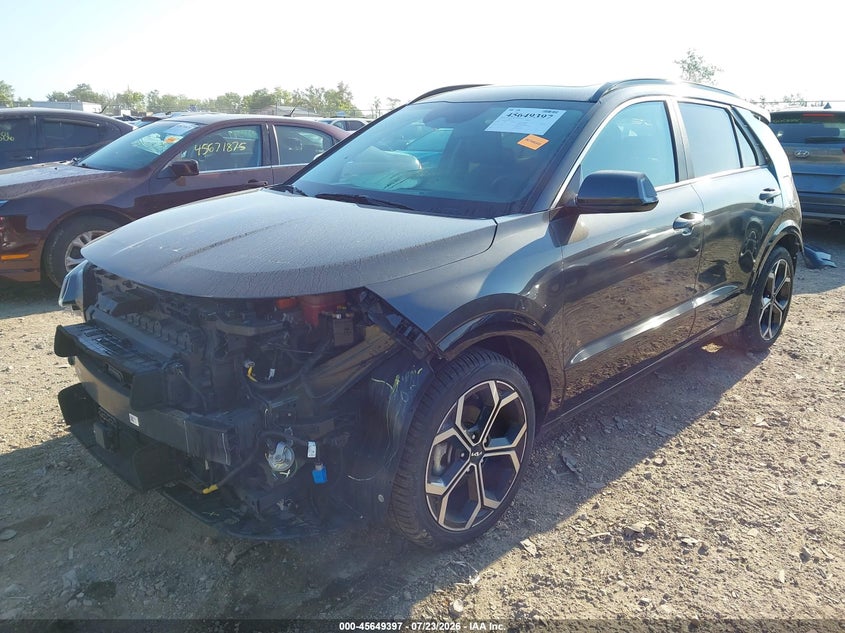Vin: kndcr3le7r5121541, lot: 46147952, kia niro ex touring 20242