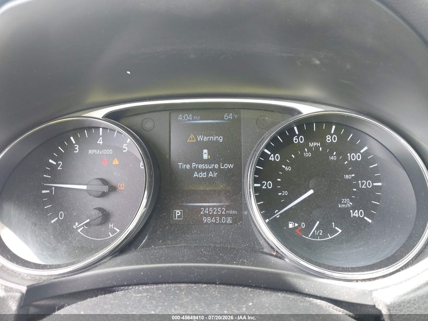 2016 Nissan Rogue Sl VIN: 5N1AT2MT5GC754477 Lot: 45649410