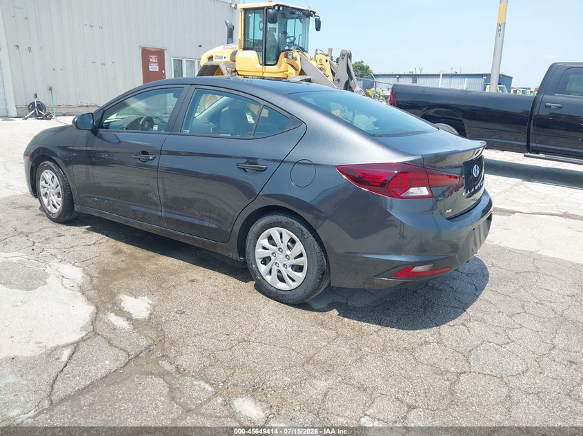 Vin: 5npd74lf9lh602021, lot: 46147969, hyundai elantra se 20203