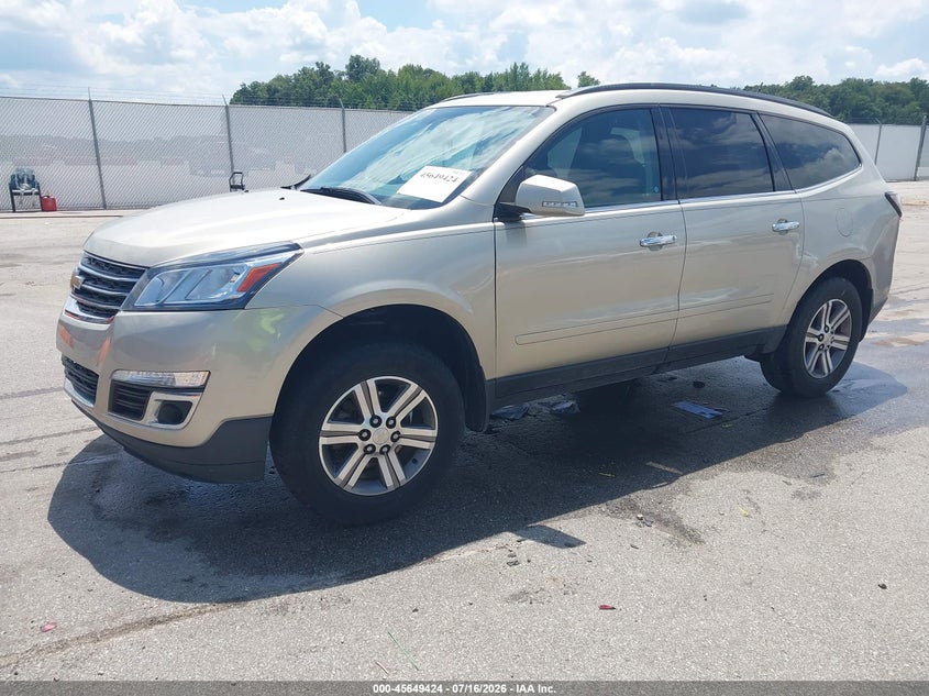 Vin: 1gnkrgkd3gj290706, lot: 46147979, chevrolet traverse 1lt 20162