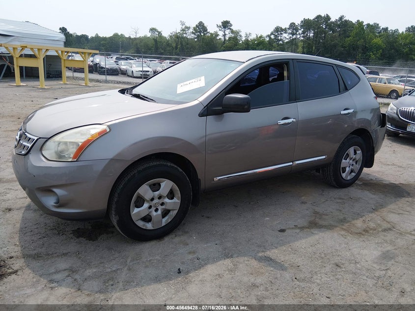 2012 Nissan Rogue, Rear, IAAI, VIN JN8AS5MT1CW608518 — photo 2