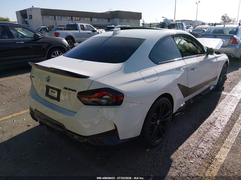 Vin: 3mw53cm05n8c72420, lot: 46147988, bmw m240 i xdrive 20224