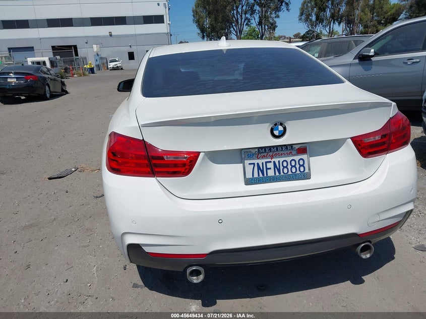 2015 BMW 435I VIN: WBA3R1C53FK195750 Lot: 45649434