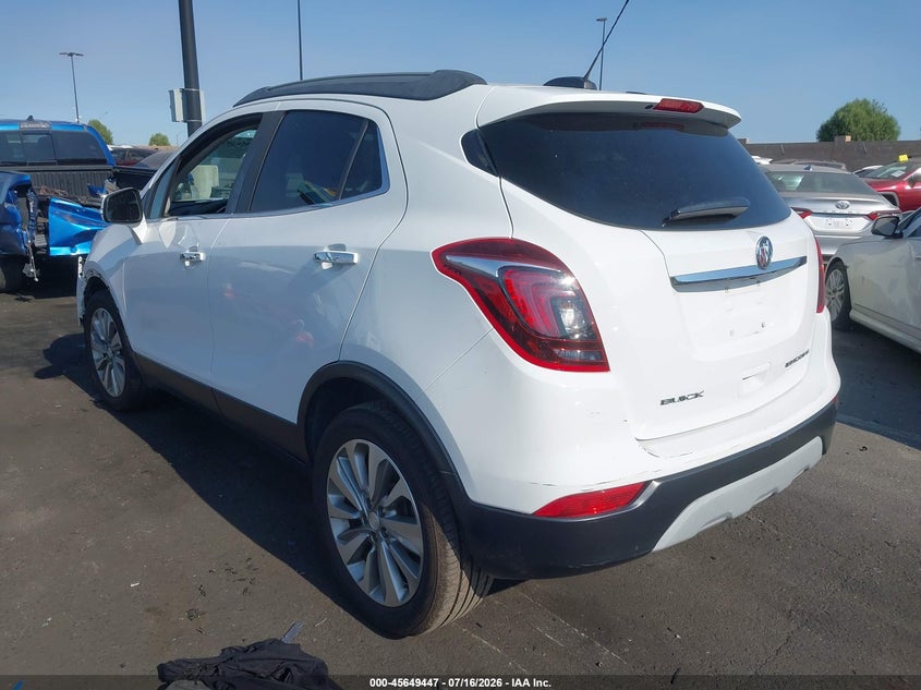 Vin: kl4cjasb0hb104366, lot: 46148002, buick encore preferred 20173