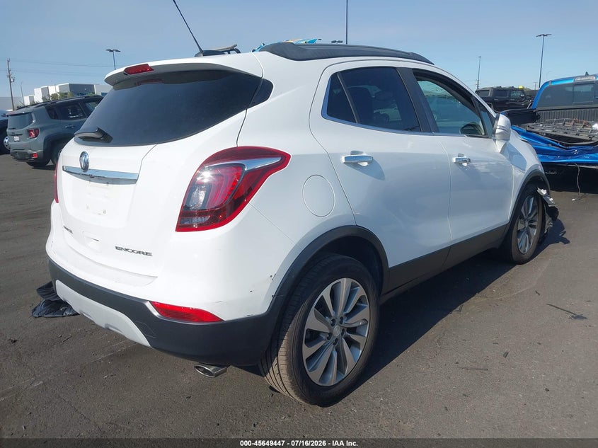 Vin: kl4cjasb0hb104366, lot: 46148002, buick encore preferred 20174