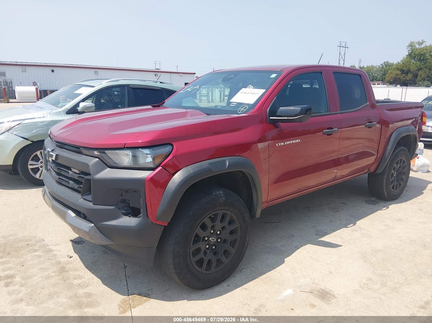Vin: 1gcpteek7r1167198, lot: 46148024, chevrolet colorado 4wd trail boss 20242
