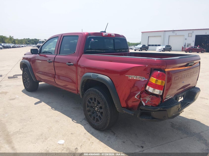 Vin: 1gcpteek7r1167198, lot: 46148024, chevrolet colorado 4wd trail boss 20243