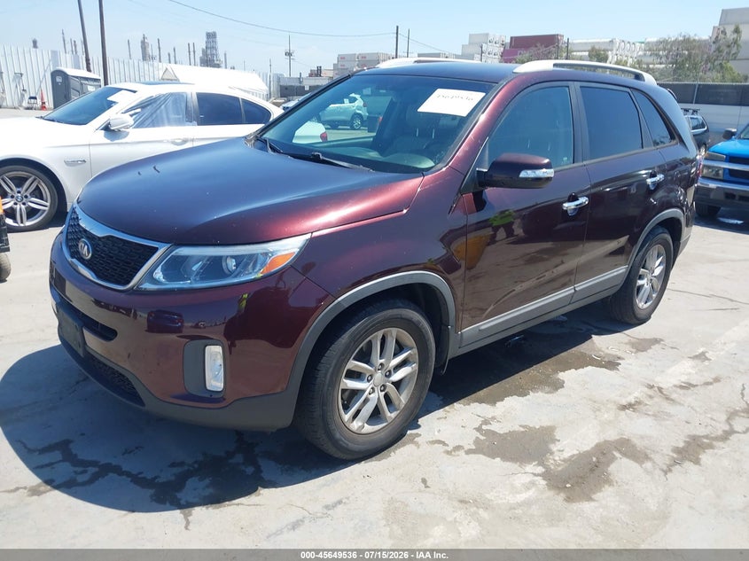 2014 Kia Sorento Lx 5XYKT3A68EG536247 photo 1