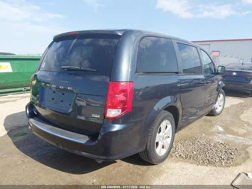 Vin: 2c4rdgbg1dr762778, lot: 46148113, dodge grand caravan se 20134