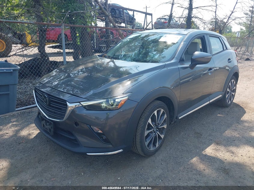 Vin: jm1dkfd78k0430643, lot: 46148118, mazda cx-3 grand touring 20192