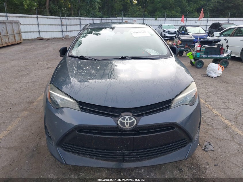 2019 Toyota Corolla Le VIN: 2T1BURHE0KC168960 Lot: 45649567
