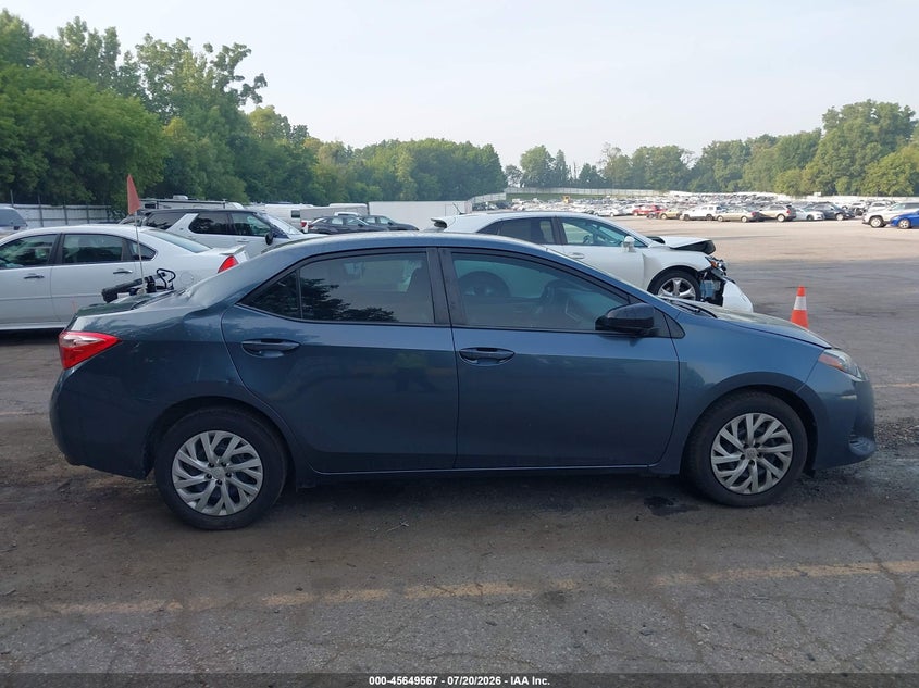2019 Toyota Corolla Le VIN: 2T1BURHE0KC168960 Lot: 45649567