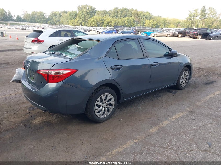 2019 Toyota Corolla Le VIN: 2T1BURHE0KC168960 Lot: 45649567