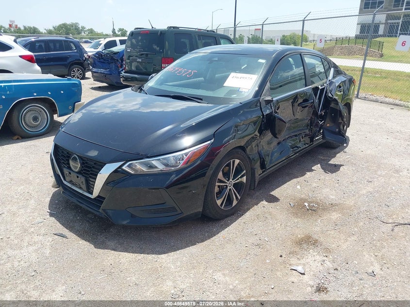 2020 Nissan Sentra, Left Side, IAAI, VIN 3N1AB8CV2LY224968 — photo 2