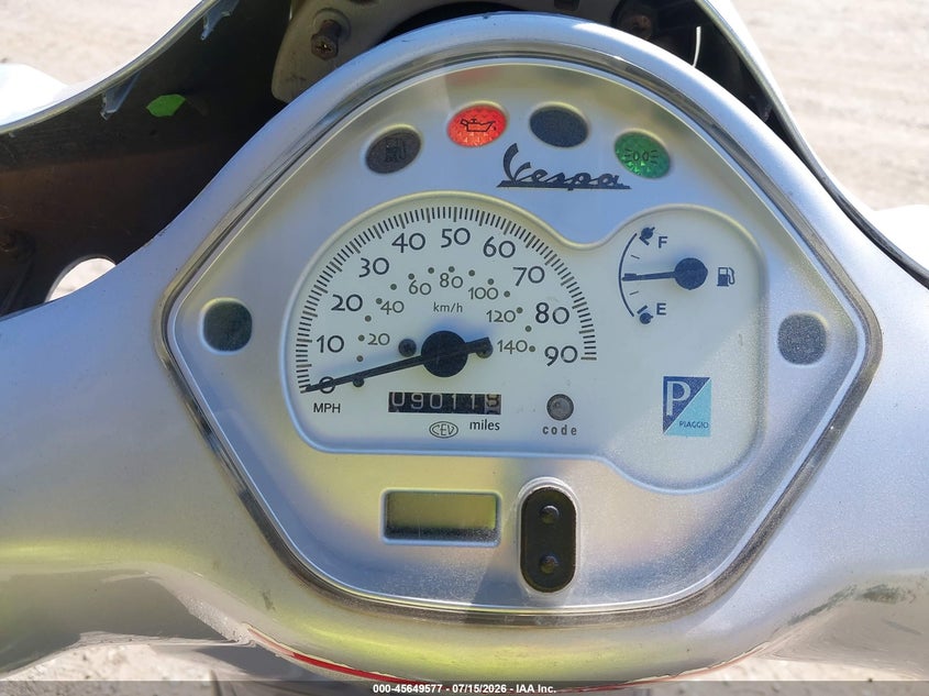 2006 Vespa Lx 150 VIN: ZAPM448F465001295 Lot: 45649577