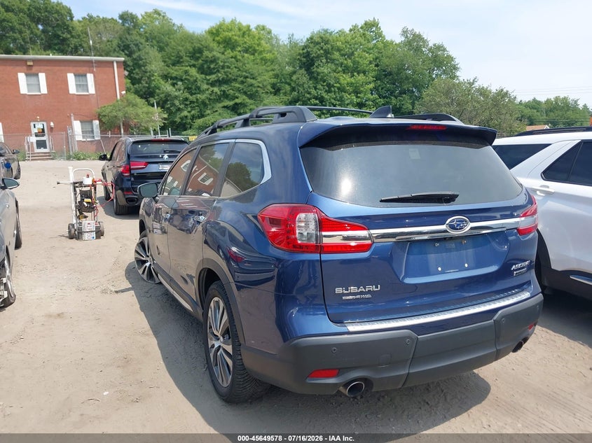 Vin: 4s4wmard6k3426394, lot: 46148133, subaru ascent touring 20193