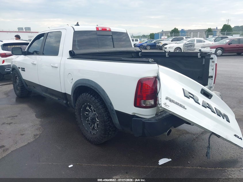 Vin: 1c6rr7yt8gs212431, lot: 46148137, ram 1500 rebel 20163