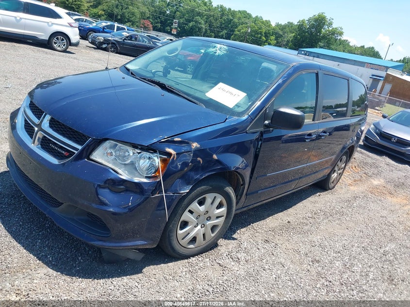 Vin: 2c4rdgbg2gr114354, lot: 46148172, dodge grand caravan se 20162