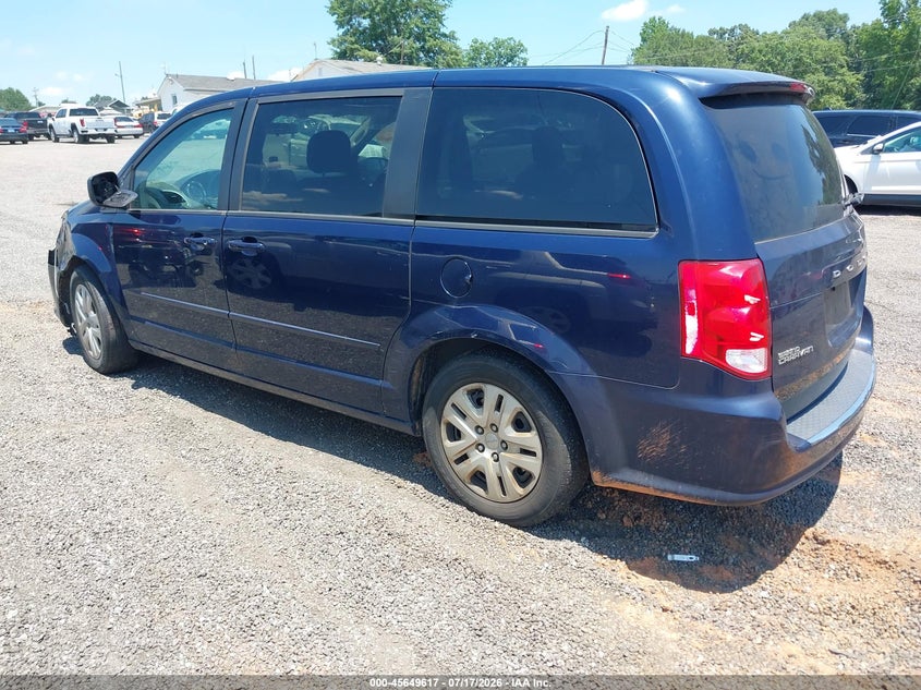 Vin: 2c4rdgbg2gr114354, lot: 46148172, dodge grand caravan se 20163