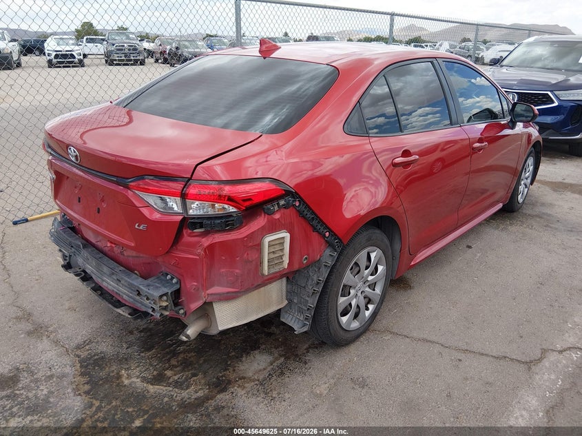 VIN JTDEPRAE5LJ027337 2020 TOYOTA COROLLA LE