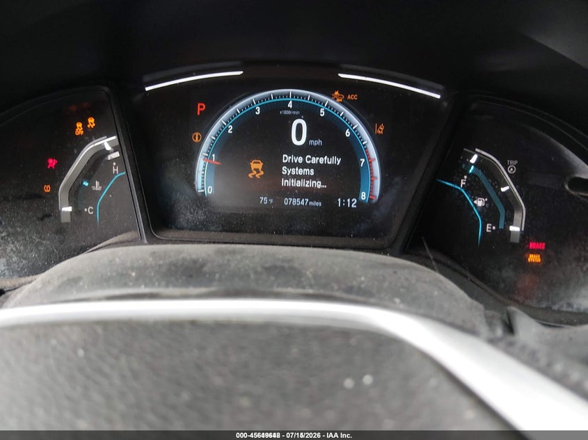 2019 HONDA CIVIC SEDAN 2.0L I-4 DOHC, VVT, 158HP