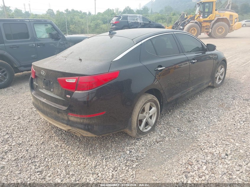 Vin: 5xxgm4a76fg425008, lot: 46148217, kia optima lx 20154