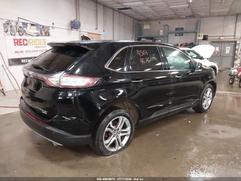 Vin: 2fmpk4k98gbb42936, lot: 46148231, ford edge titanium 20164