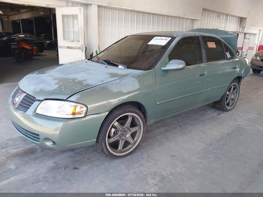2006 Nissan Sentra, Удар ззаду, IAAI, VIN 3N1CB51D56L457956 — фото 2