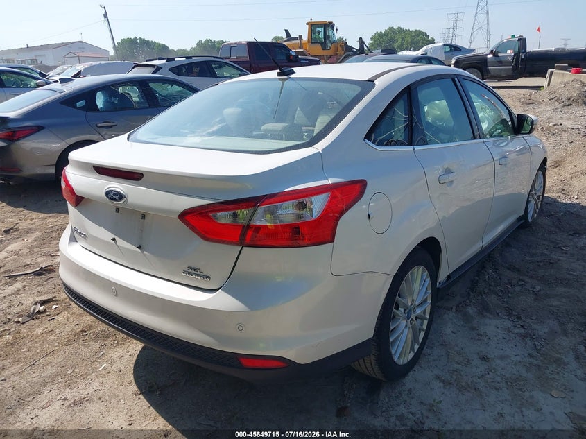 Vin: 1fahp3h26cl435393, lot: 46148270, ford focus sel 20124
