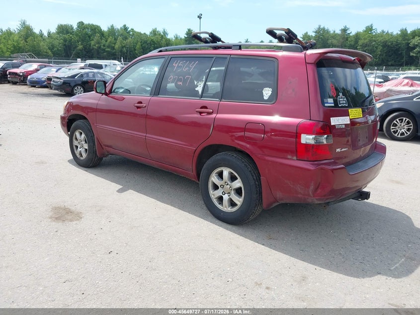 2007 TOYOTA HIGHLANDER auction photo 3