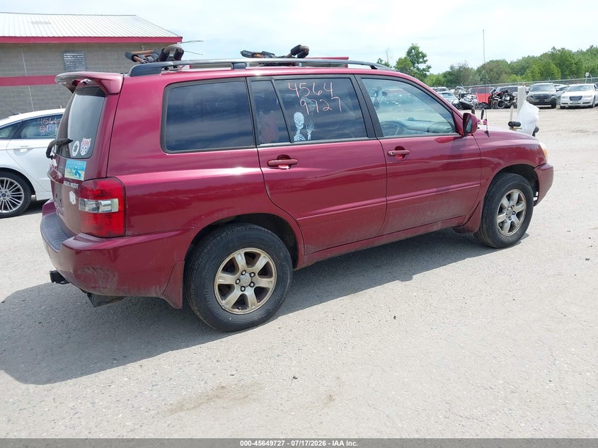 2007 TOYOTA HIGHLANDER auction photo 4