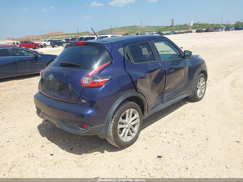 Vin: jn8af5mr9gt607925, lot: 46148288, nissan juke sl 20164