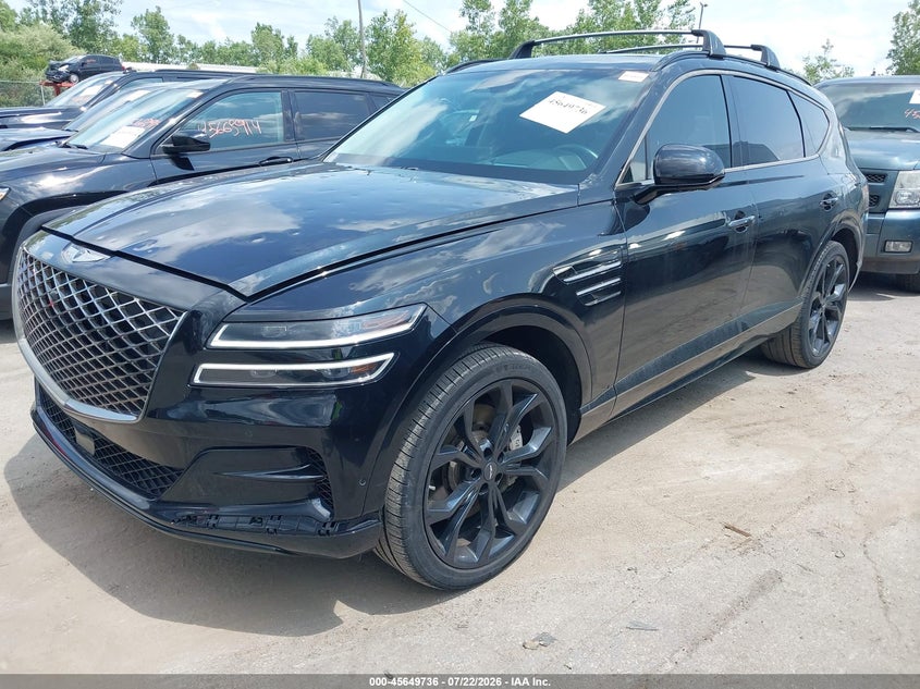 Vin: kmuhcesc4ru159945, lot: 46148291, genesis gv80 3.5t prestige signature awd 20242