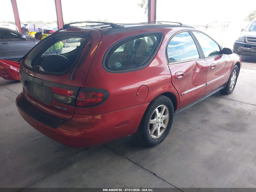 2000 Mercury Sable Gs VIN: 1MEFM58U7YG621871 Lot: 45649756
