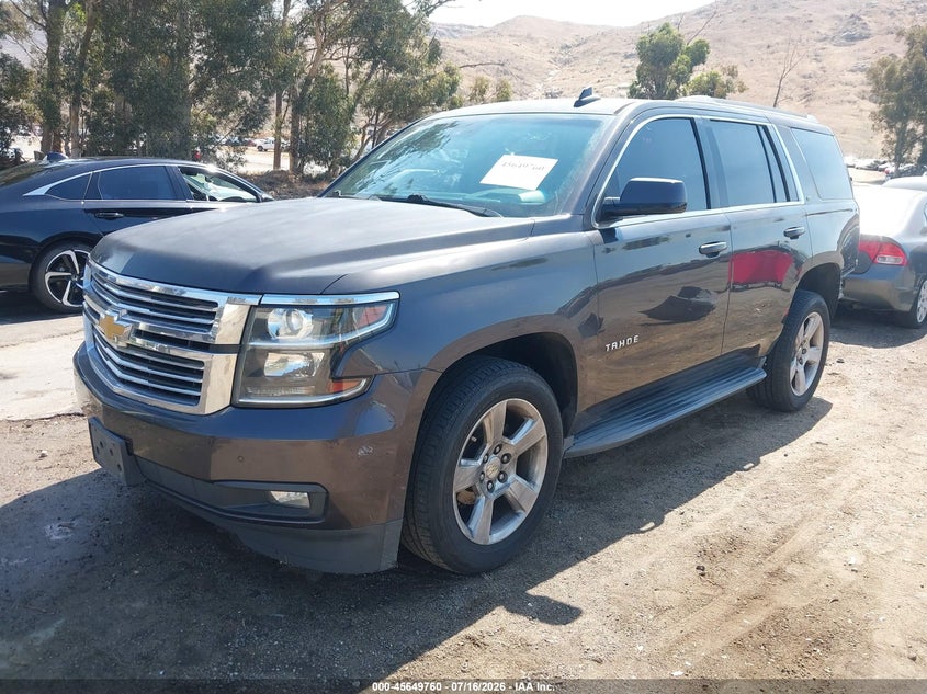 2015 Chevrolet Tahoe, Right Rear, IAAI, VIN 1GNSCBKC2FR688727 — photo 2