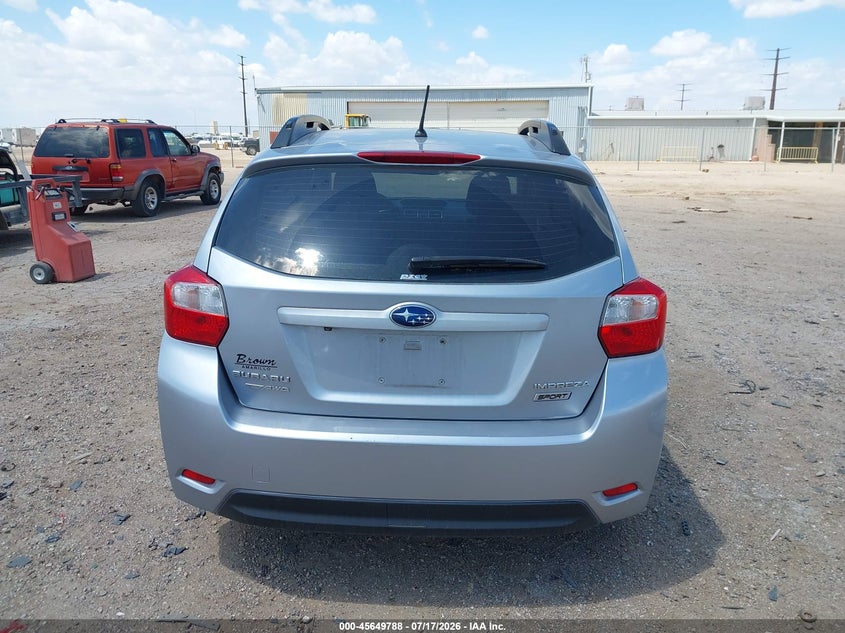 2016 Subaru Impreza 2.0I Sport Premium VIN: JF1GPAP62G8218467 Lot: 45649788