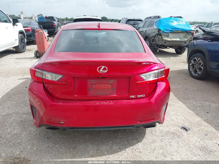 2015 Lexus Rc 350 VIN: JTHHE5BC1F5009969 Lot: 45649850