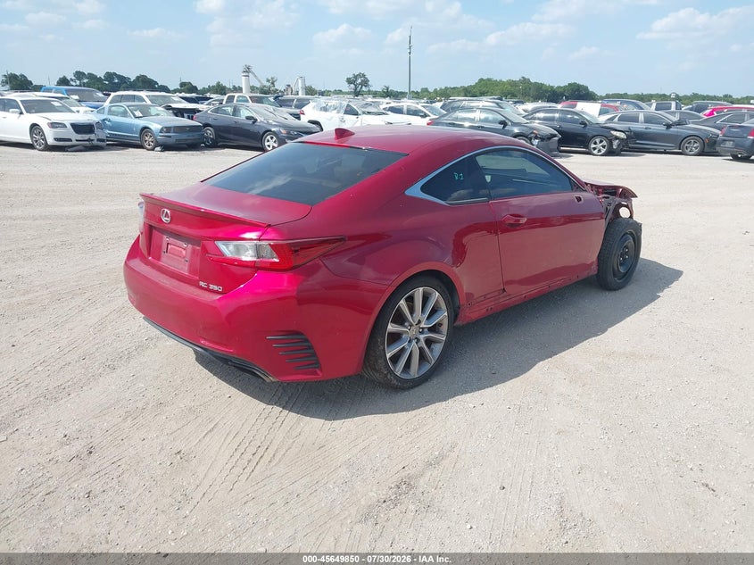 Vin: jthhe5bc1f5009969, lot: 46148405, lexus rc 350 20154